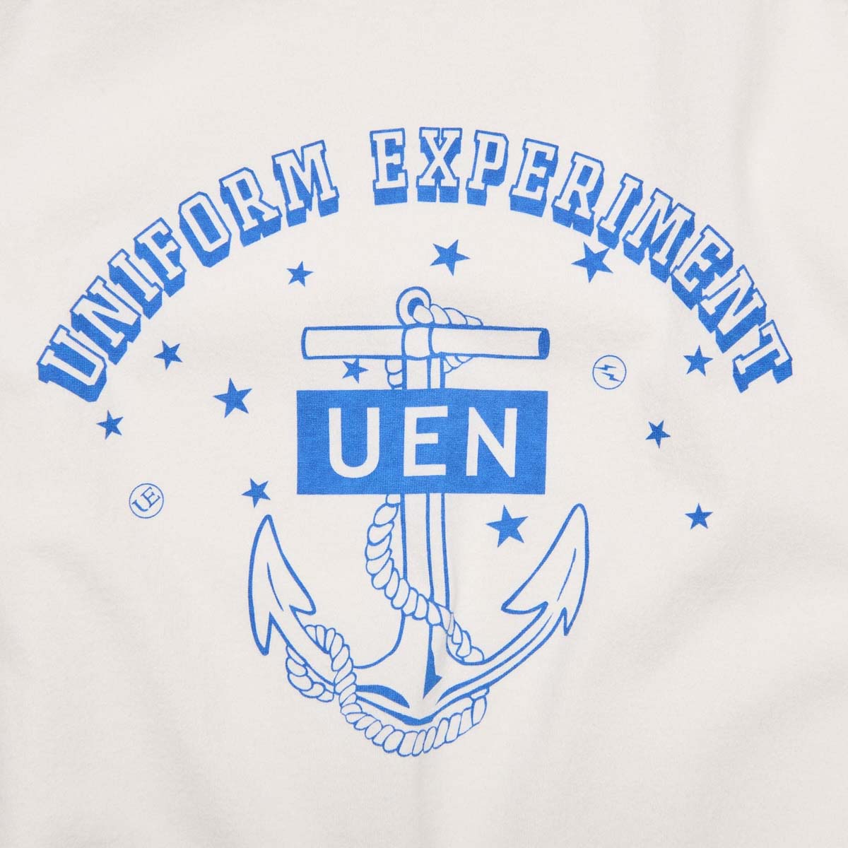 uniform experiment / UEN FOOTBALL TEE (White) フロントプリント